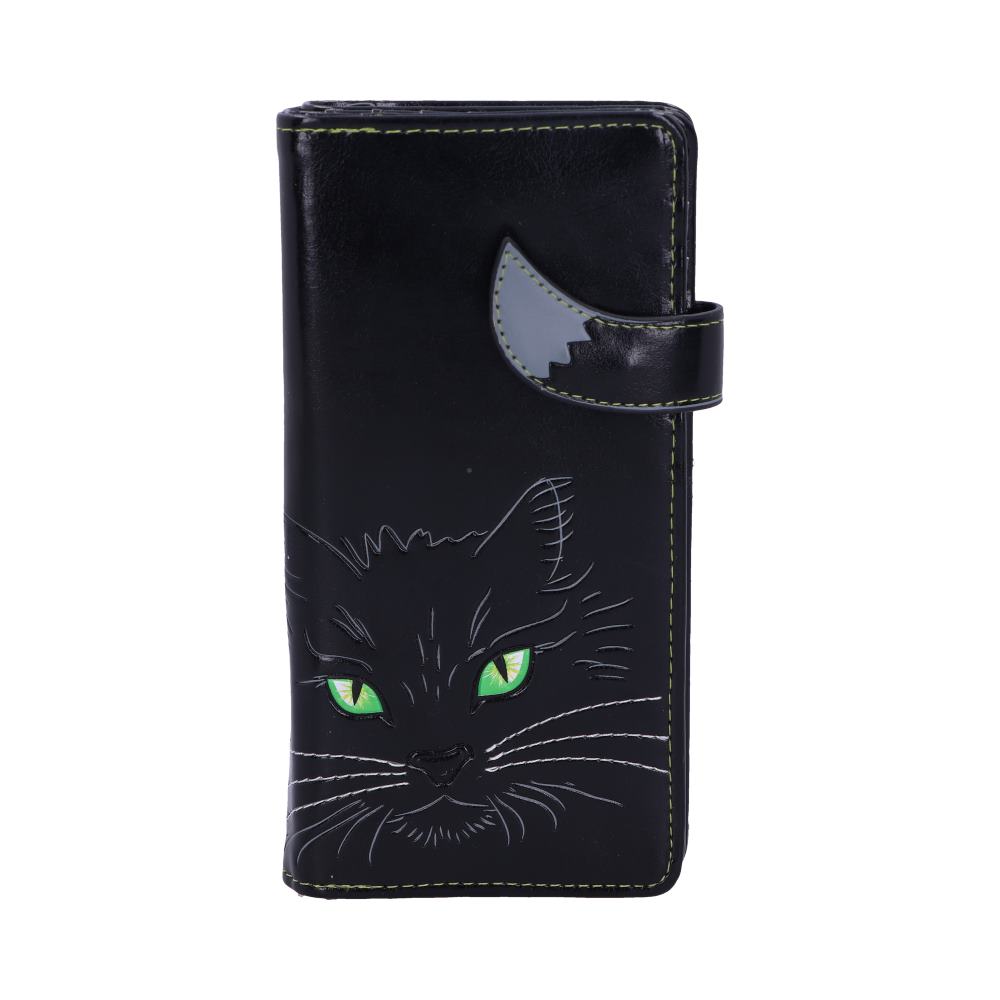 Nemesis Now Lucky Cat PU Leather Wallet Purse (19cm Black)